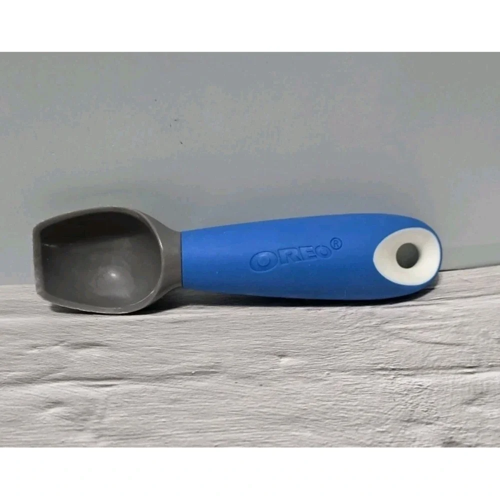 Oreo Ice Scream Scooper Blue Handle With Grey Scooper Great Condition Free...
